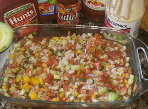 Una foto de Ceviche de camarón