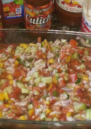 Una foto de Ceviche de camarón