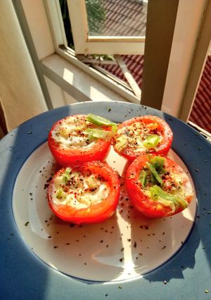 Foto resep Simple Chawanmushi In Tomato
