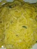 Pasta con albahaca