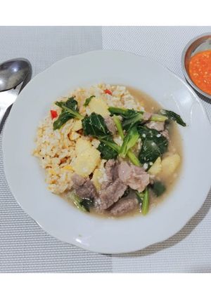 Foto resep Nasi Siram Daging