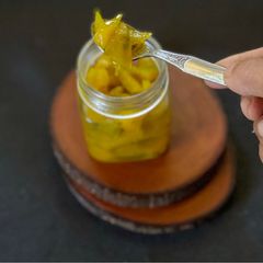 A picture of Kancha Aam Morobba.