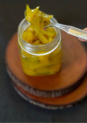 A picture of Kancha Aam Morobba.