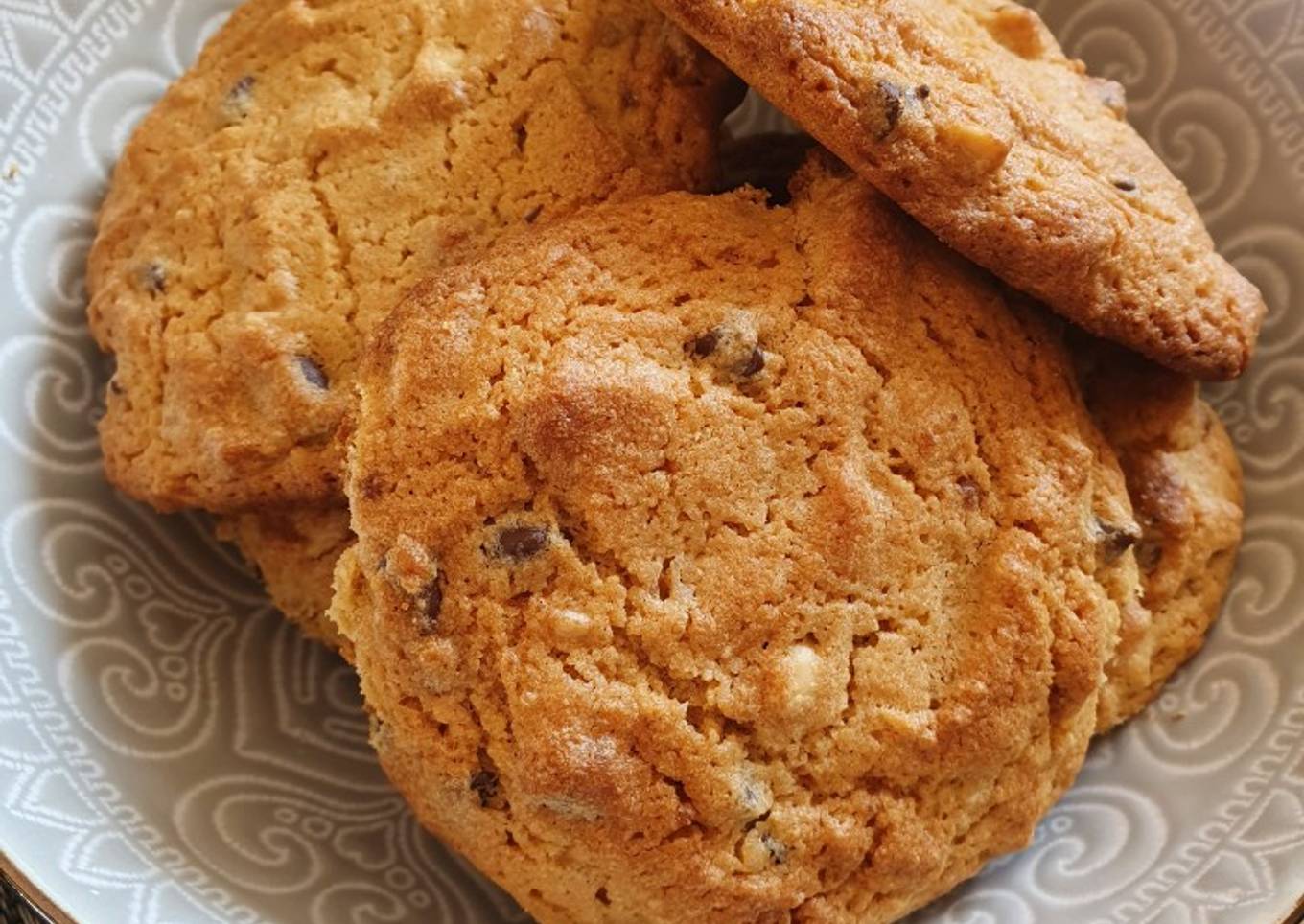 Cookies aux cacahuètes et chocolat (sans gluten)