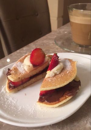 صورة لوصفة بان كيك🥞💕