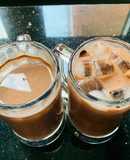 Nước ca cao đá và ca cao ấm (warm chocolate and iced chocolate drinks)