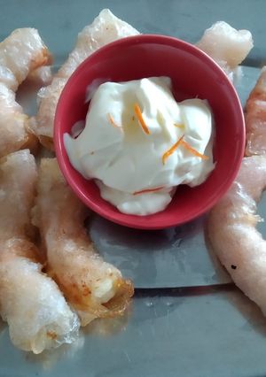 Foto principal de Langostinos crujientes con mayonesa de naranja
