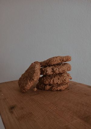 Una foto de Galletitas de avena, manzana y canela