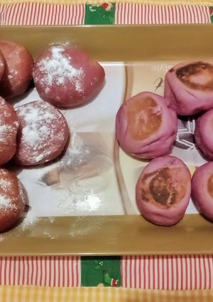 Foto resep Donat Ubi Ungu dan Roti Teflon Ubi Ungu (Tanpa Telur)