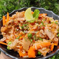 A picture of Jackfruit Fried Rice (Kathal).