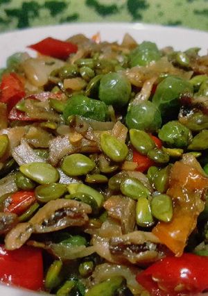 Foto resep Oseng teri pete cina