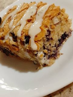 Una foto de Torta de arándanos