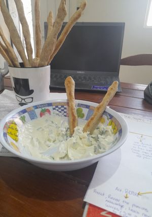 Una foto de Talitas de harina integral + salsa