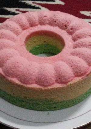 Foto resep Bolkus Rainbow Lembut Mewangi Sepanjang Hari :)
