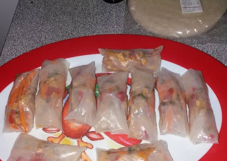 Rollitos primavera sanitos