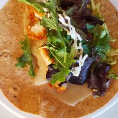A picture of Easy buffalo chicken wraps.