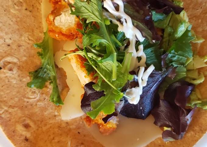 Easiest Way to Make Quick Easy buffalo chicken wraps
