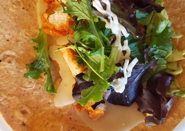 Steps to Prepare Any-night-of-the-week Easy buffalo chicken wraps