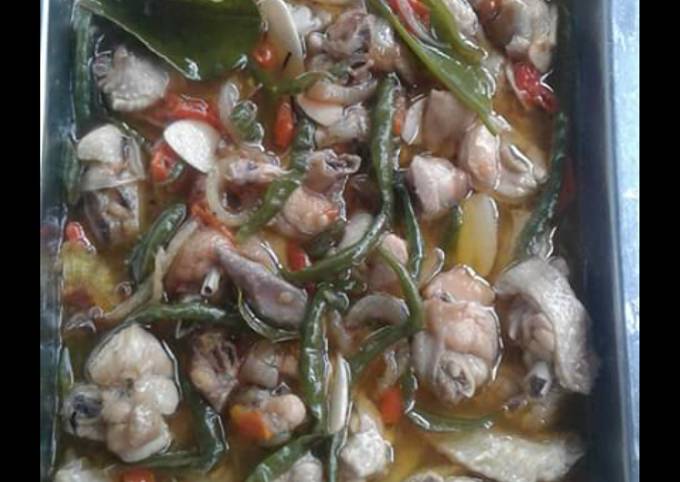 Ayam rencah cabe ijo