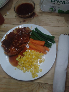 Foto resep Chicken Steak Saos Lada hitam