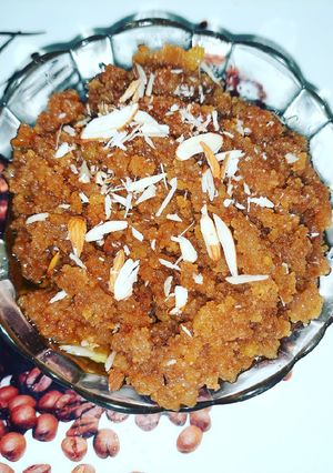 A picture of Moong Dal Halwa.