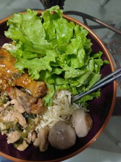 Foto resep Mie ayam teriyaki + ceker mercon