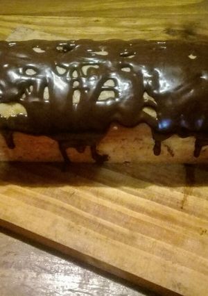 Una foto de Budín de banana 🍌, nueces y chocolate 🍫!!