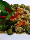 มะเขือยาวผัดไข่