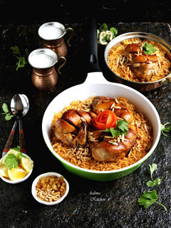 صورة لوصفة كبسة دجاج