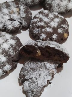 Una foto de Galletas De Almendra Cacao Y Nuez Sin Gluten