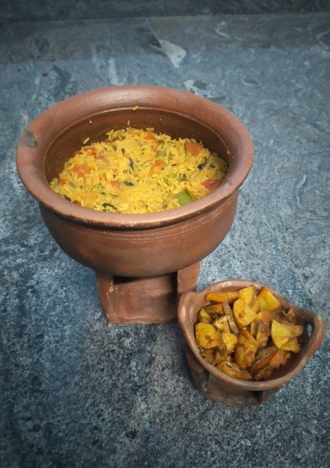 1 பார்ட் ரெசிபி(தக்காளி சாதம்) செய்முறை முக்கிய புகைப்படம்