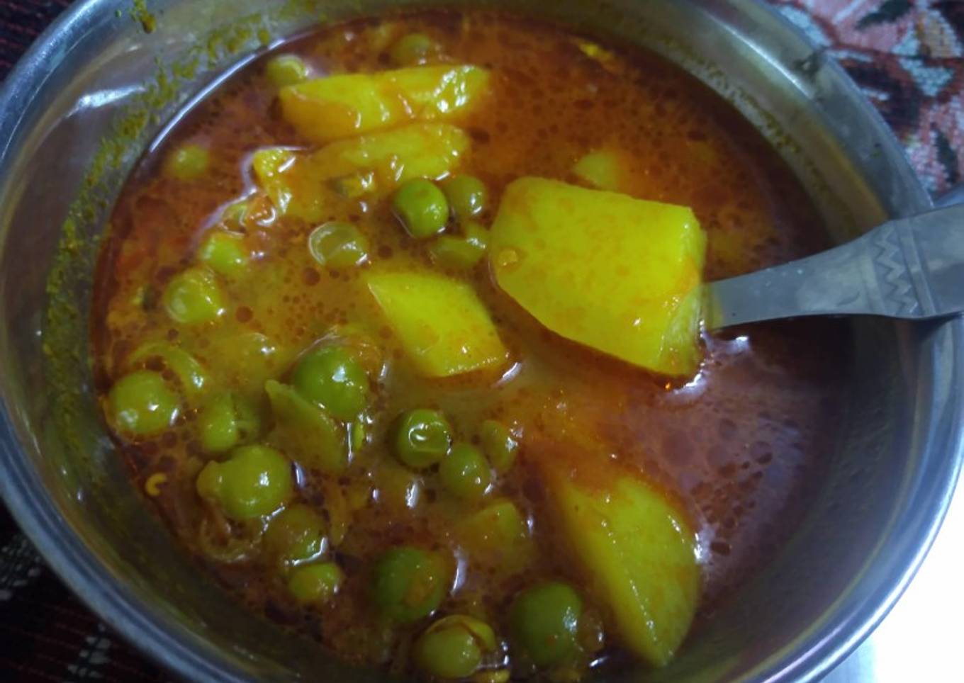 Aloo matar ki sabzi