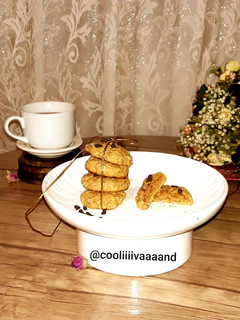 عکسی از دستور کوکی کره بادام زمینی و جو دوسر (بدون آرد)🍪