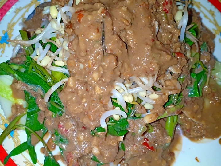 Cara Mudah Menyiapkan Resep Rujak cingur Petis KUA yang Uenak Anti Ribet, Mantap Sekali