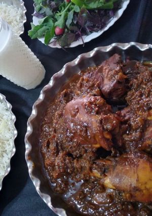 عکسی از دستور مرغ ترش
