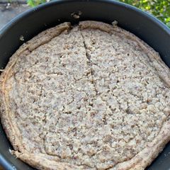 A picture of Almond bake.