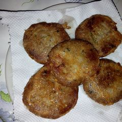 A picture of Shami kabab.