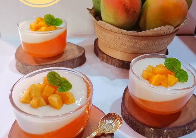 Resep Puding Mangga Fla Susu Oleh Tatik Sugiati Cookpad