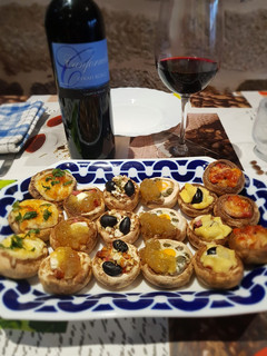 Una foto de Champiñones rellenos al horno