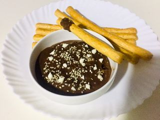Chickpeas chocolate Hummus