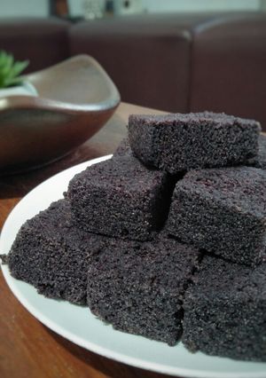 Foto resep Bolu Ketan Hitam Kukus nan Endul