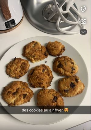 Une photo de Cookie au airfryer