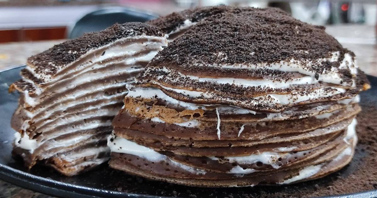 Resep Oreo Mille Crepes oleh Deta Almira Cookpad