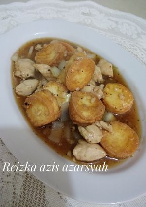 Foto resep Chicken &Tofu Black Pepper
