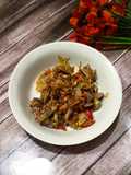 Tumis Jantung Pisang Teri Rebon
