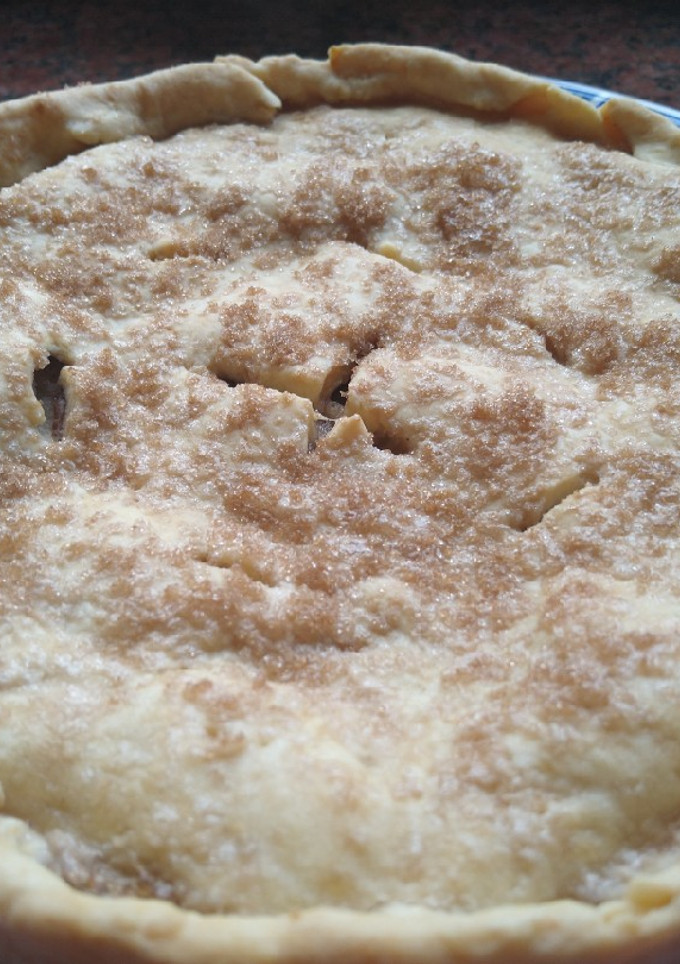Una foto de Pie de manzana🍎