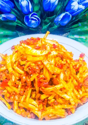 Foto resep Sambalado singkong simple