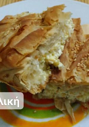 Φωτογραφία της συνταγής Πανεύκολη τυρόπιτα τσαλακωτή