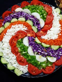 عکسی از دستور ایده تزیین سالاد