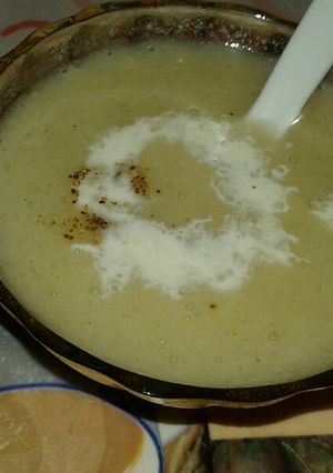 A picture of Moong daal soup.